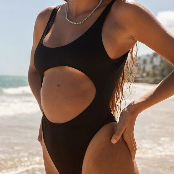 EUC Urban Outfitters Out From Under Cut-Out One-Piece Swimsuit - medium - Picture 9 of 10